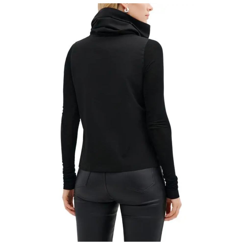 Marcella Atlantic Turtleneck Mixed Media Top Size Small - Picture 3 of 12